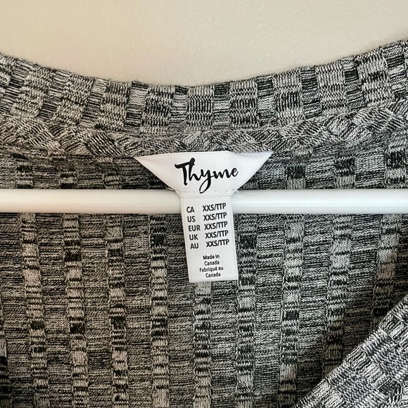 Grey Maternity/Nursing Dress - Picture 2 of 3